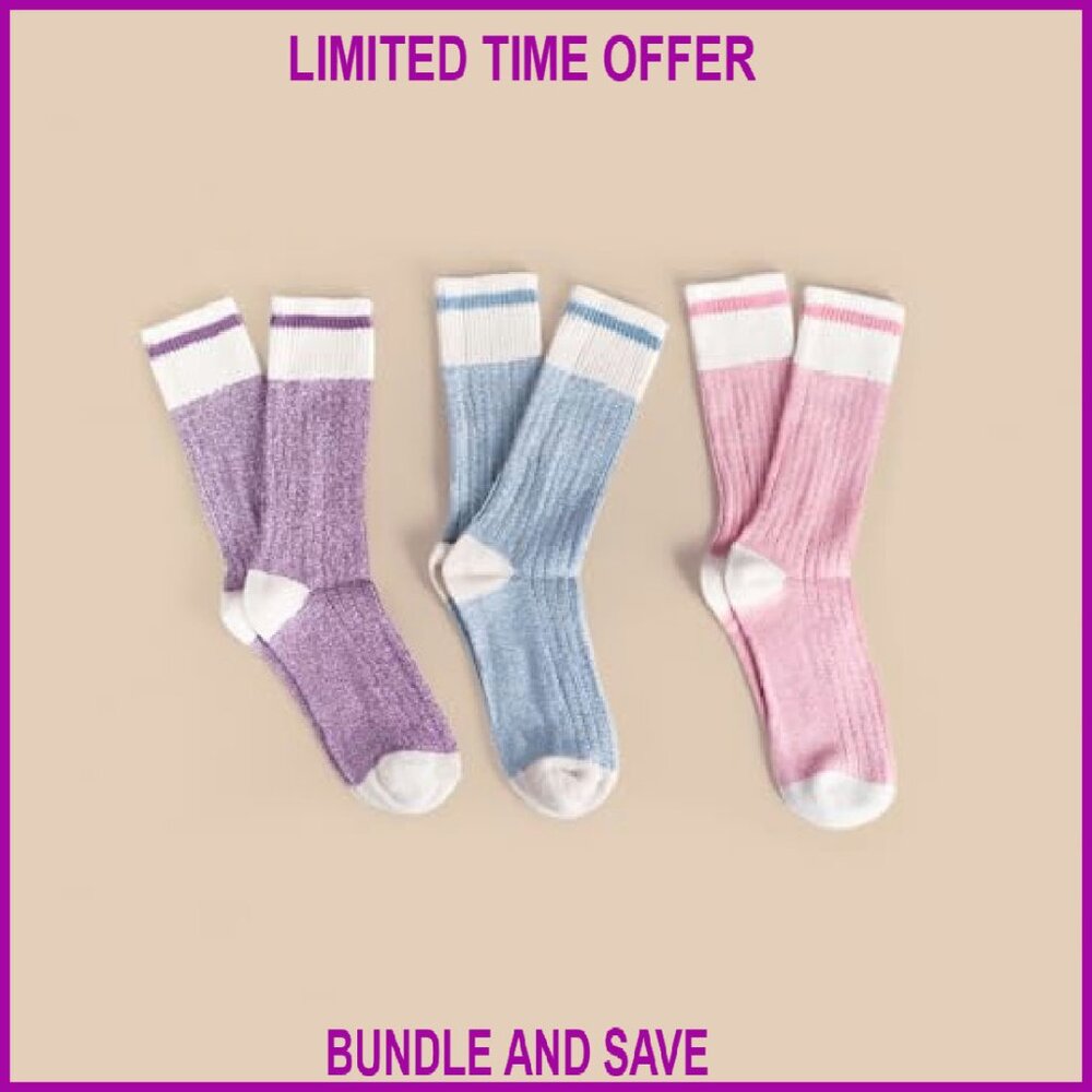 Warm Winter Cabin Boot Socks Multipack Bundle Sho… - image 4